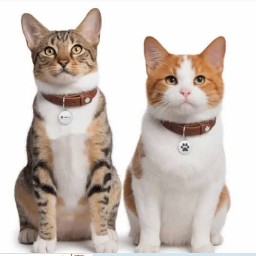 Explore Oasis Customized Front & Back Printed Pet Tags - Unisex White