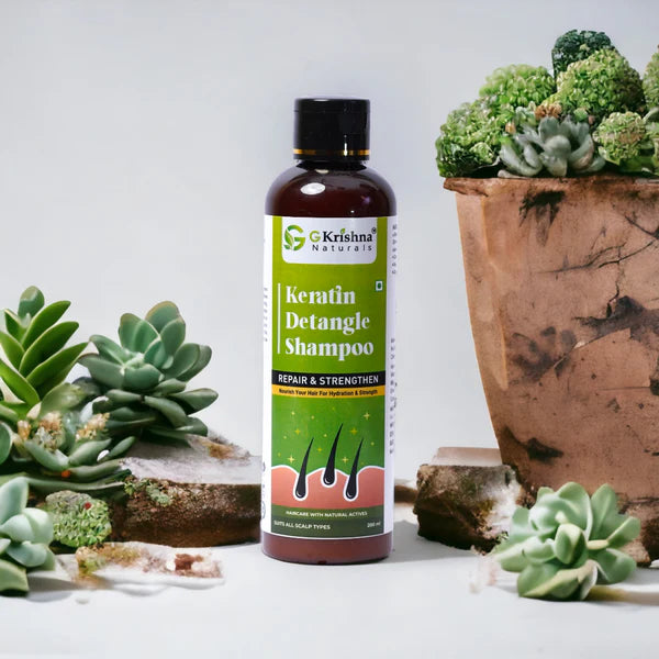 G Krishna Naturals Keratin Detangle Shampoo