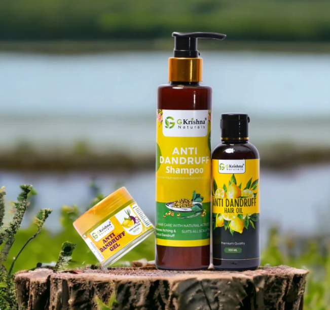 G Krishna Naturals - Advanced Anti-Dandruff Kit