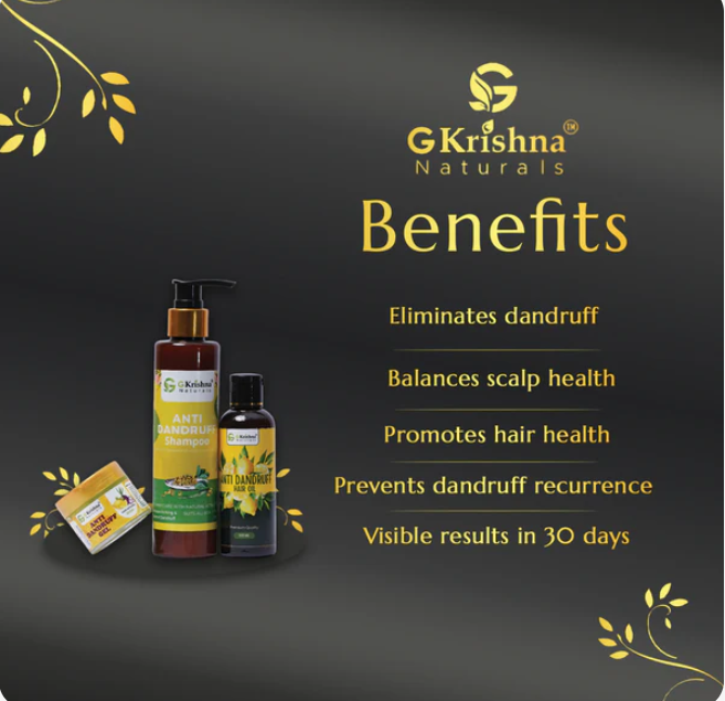 G Krishna Naturals - Advanced Anti-Dandruff Kit