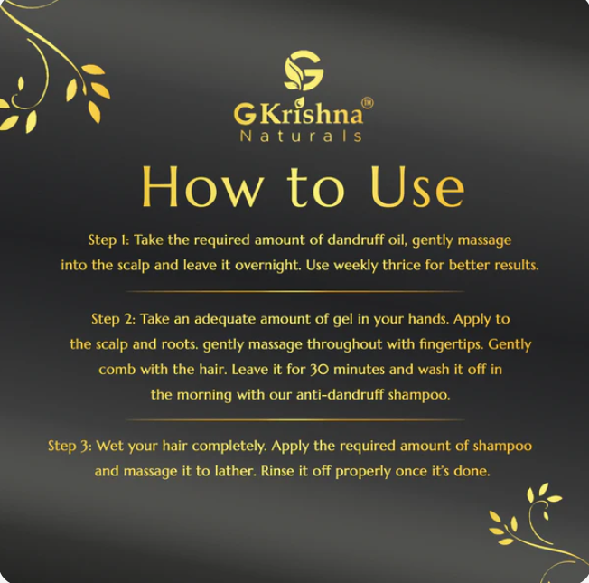 G Krishna Naturals - Advanced Anti-Dandruff Kit