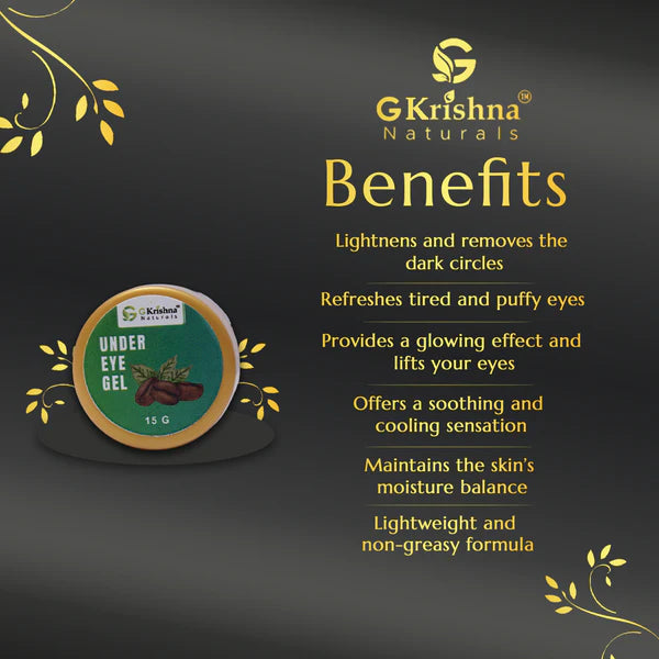 G Krishna Naturals Under Eye Gel for Dark Circles