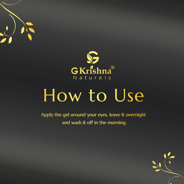 G Krishna Naturals Under Eye Gel for Dark Circles