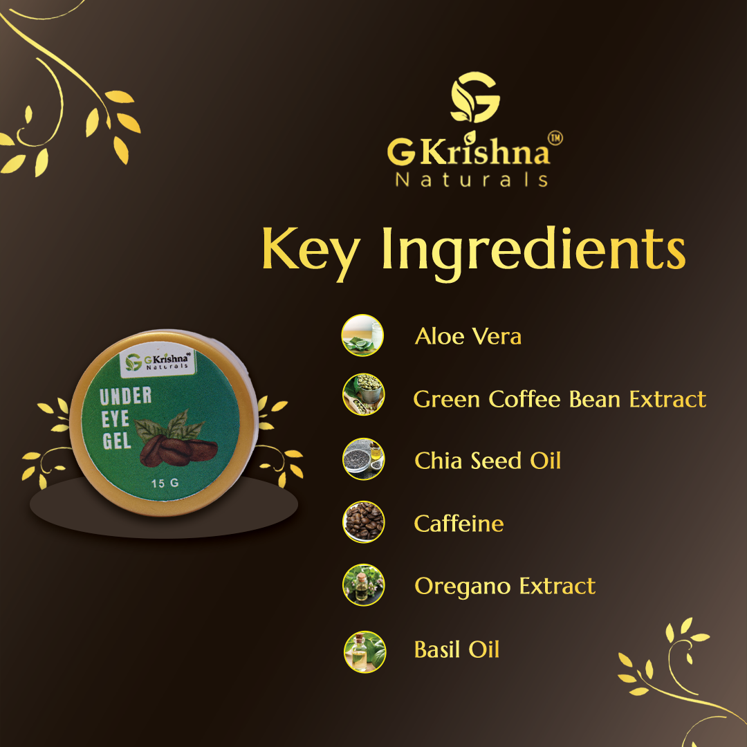 G Krishna Naturals Under Eye Gel for Dark Circles