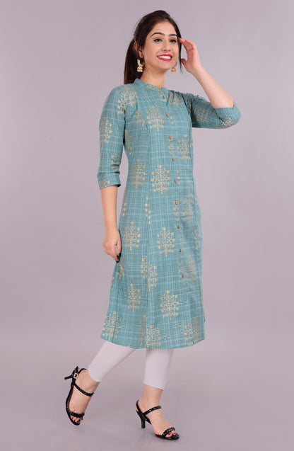 Fantastic Printed Cotton Blend Kurti