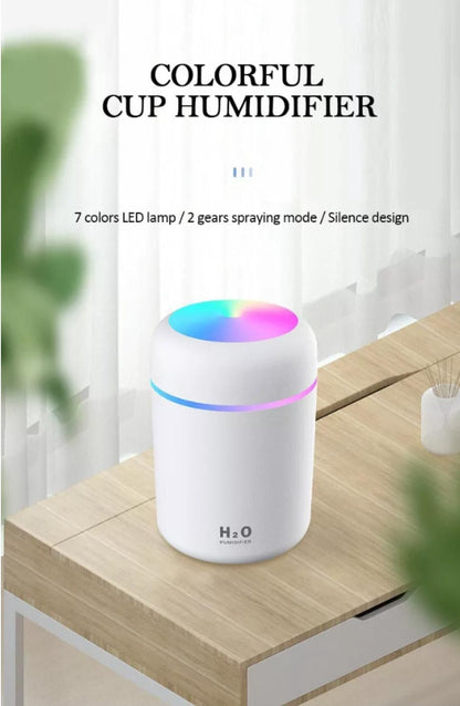 Mini USB Compact Air Humidifier (Assorted Colors)