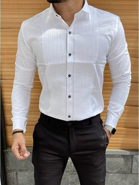 Men's Tuxedo Club Wear Shirt