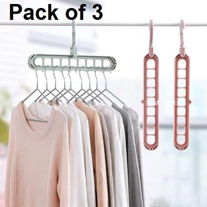 Space Saver Folding Hangers ( Pack Of 3)