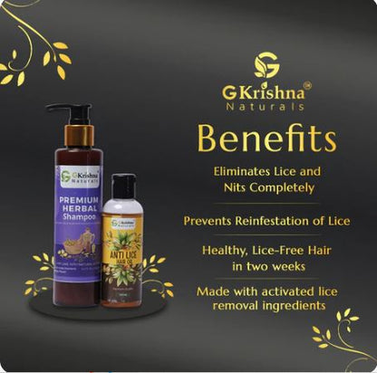 G Krishna Naturals Anti-Lice Removal Kit