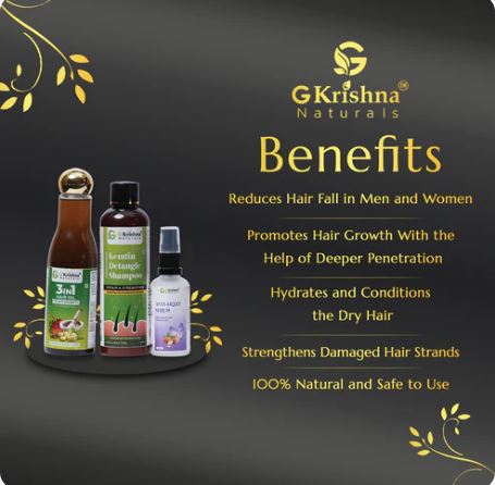 G Krishna Naturals Complete Anti Hair Fall Kit