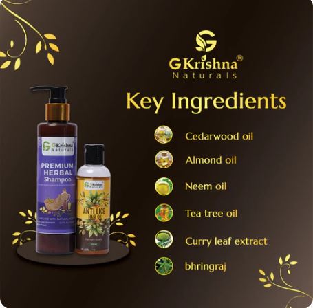 G Krishna Naturals Anti-Lice Removal Kit