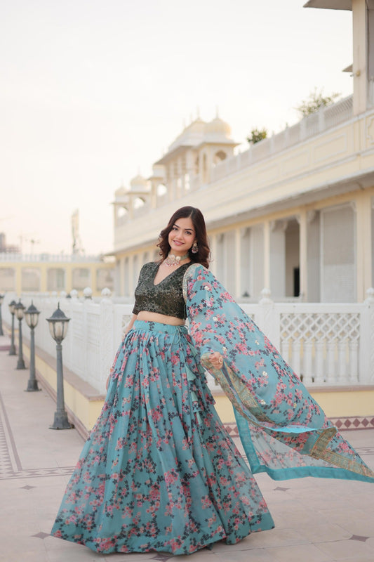 Day presenting Designer Latest Lehenga choli