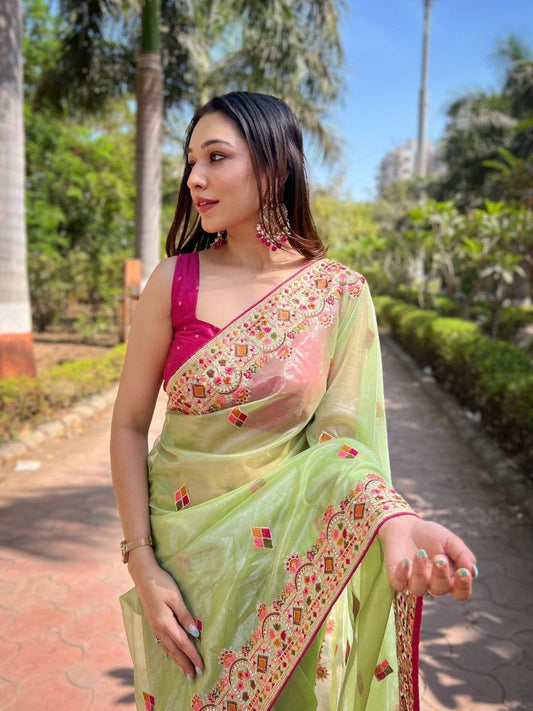 Saree Info Saree Fabric : Twill Net