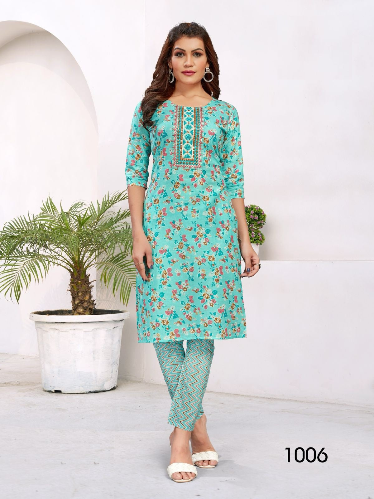 Pure Cotton Set for this summer season Kurtis pant