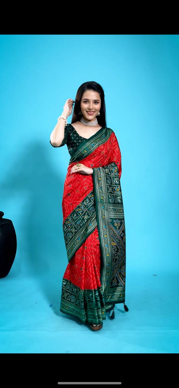 SAREES FABRIC.:Rewaa silk