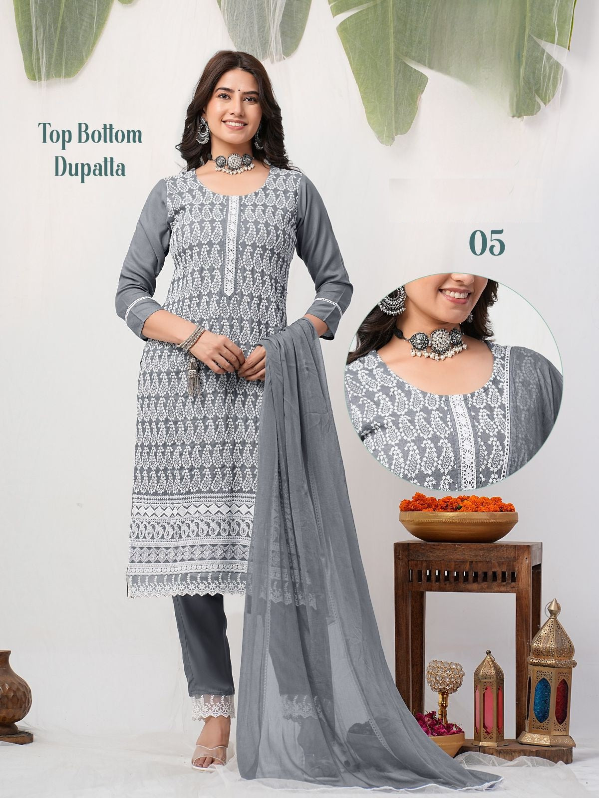 Kurti pant Dupptta (3 PIECE CATALOGUE)