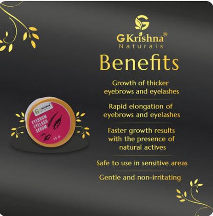 G Krishna Naturals Eyelash & Eyebrow Growth Serum