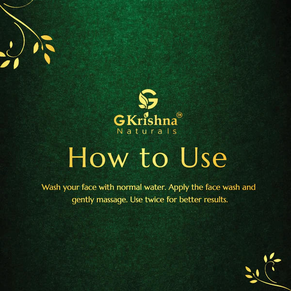 G Krishna Naturals Neem face Wash