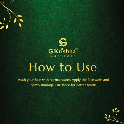 G Krishna Naturals Neem face Wash